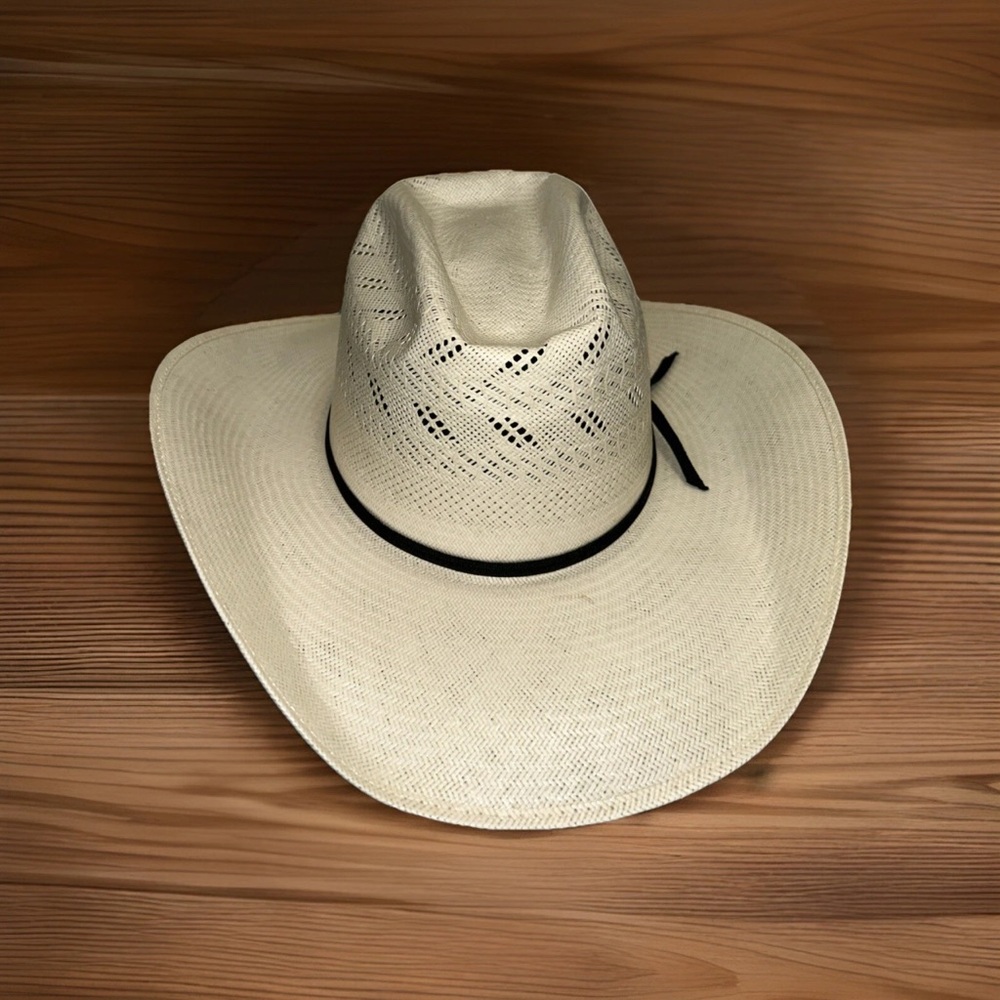 Brand New Custom Rodeo King Straw Cowboy Hat Size 7 7/8